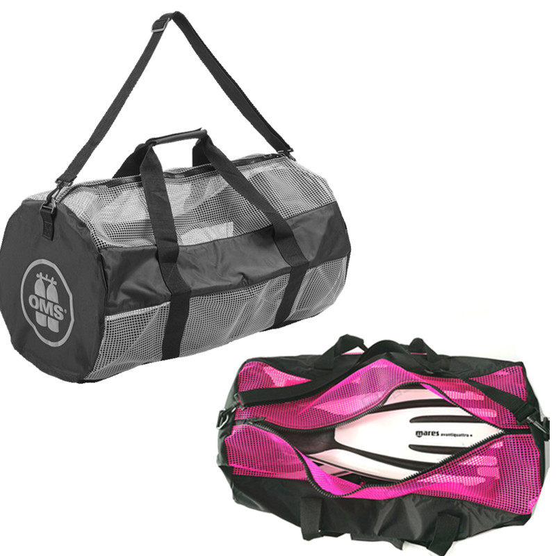 OMS Durable diving equipment Mesh Bag Mesh Bag Pink diving equipment bag Mesh Bag