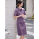 XWI/Xinwei waist slim dress ຂອງແມ່ຍິງ summer ໃຫມ່ອອກແບບກະເປົ໋າ symmetrical commuting ງ່າຍດາຍເສື້ອ dress