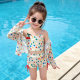 ຄີມກັນແດດ polka dot ສີສັນໜ້າຮ້ອນເດັກນ້ອຍຍິງ