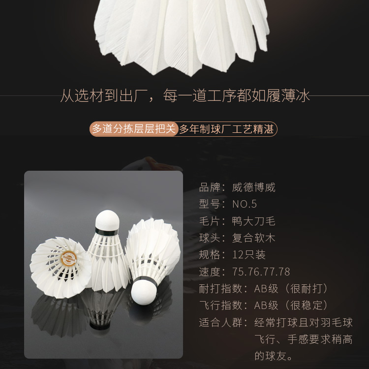Wade Bowei No.5 cầu lông số 5 địa điểm thi đấu đào tạo 12 gói để chiến đấu với chủ trong nhà ổn định quần đánh cầu lông nam