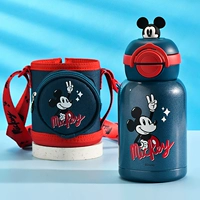 Green Mickey 600мл (двойная горловина + карманная крышка для чашки)