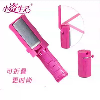 Folding hair remover dry cleaner portable clothes dust brush sticky hair remover brush hair brush hair brush