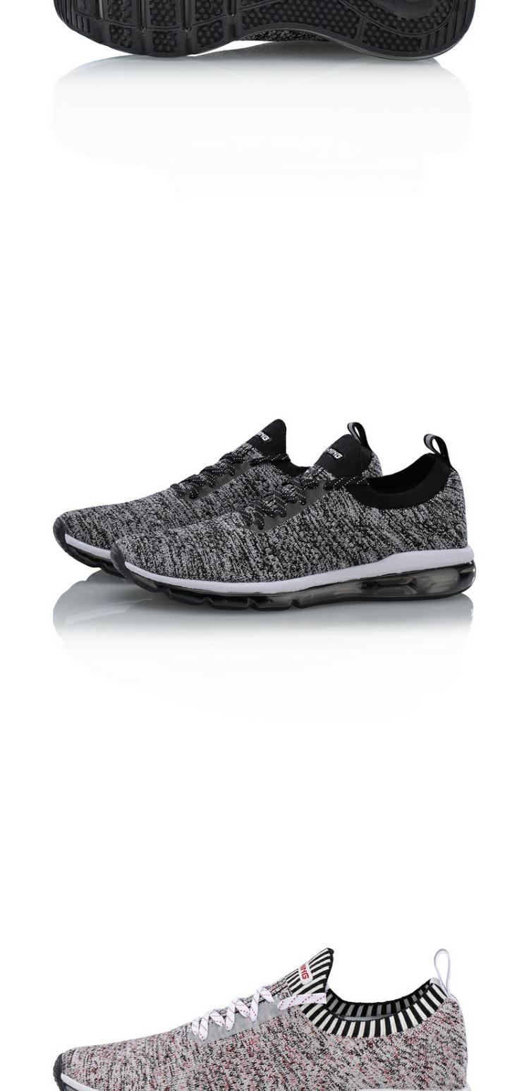 Giày chạy bộ Li Ning Giày nam nửa cọ không khí đệm không khí chạy giày nam giảm xóc mang giày thể thao ARHM037 giày the thao nữ hàn quốc