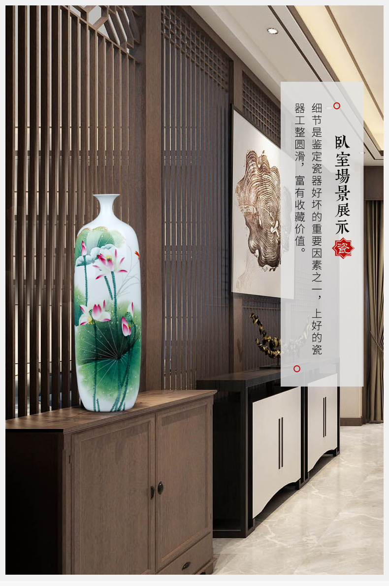 Jingdezhen ceramics famous hand - made powder enamel vase small expressions using flower arranging high furnishing articles home sitting room TV ark, act the role ofing is tasted