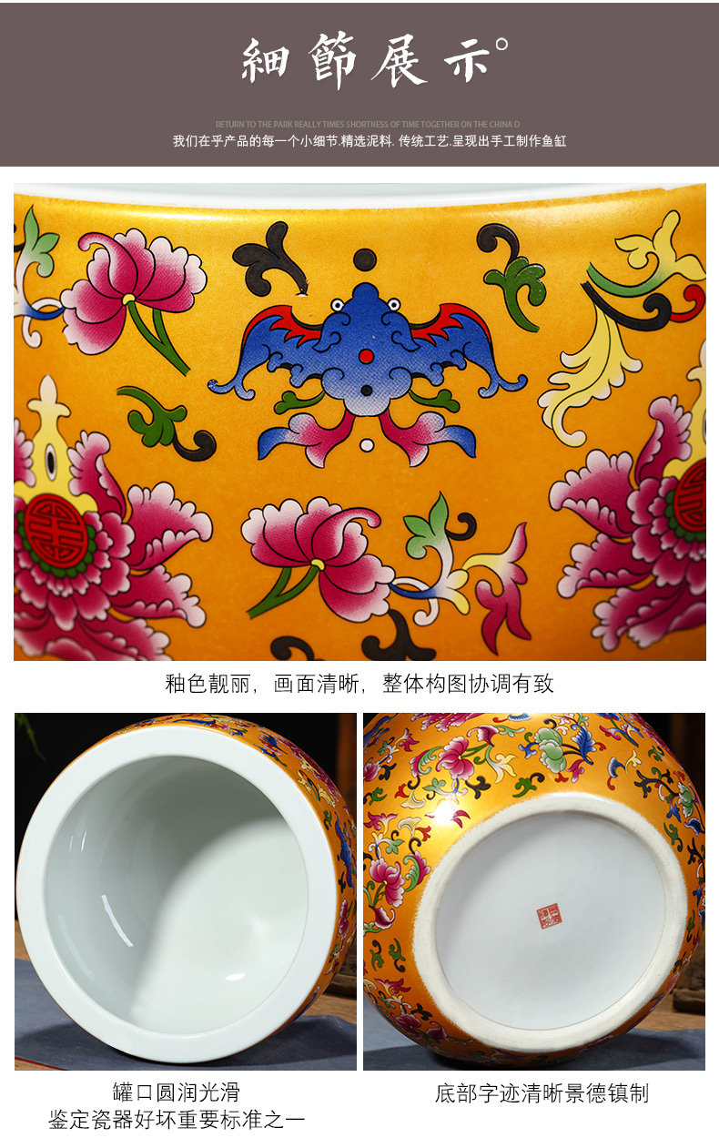 Jingdezhen ceramics cornucopia sitting room porch feng shui opening gifts decorative furnishing articles furnishing articles a thriving business. A basin