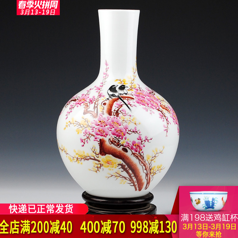 Jingdezhen ceramics master hu celebrity hand - made "awakening" I sitting room is placed