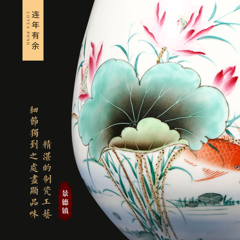 Jingdezhen ceramics by hand for years wining the tortoise cylinder raise goldfish bowl lotus basin cornucopia furnishing articles