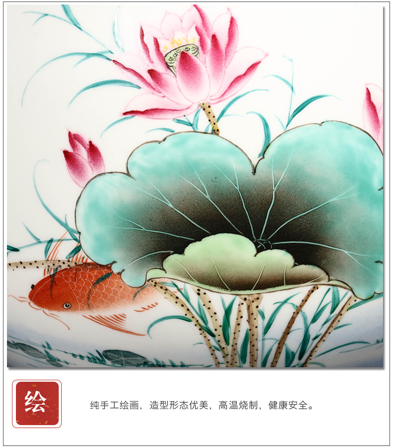 Jingdezhen ceramics by hand for years wining the tortoise cylinder raise goldfish bowl lotus basin cornucopia furnishing articles