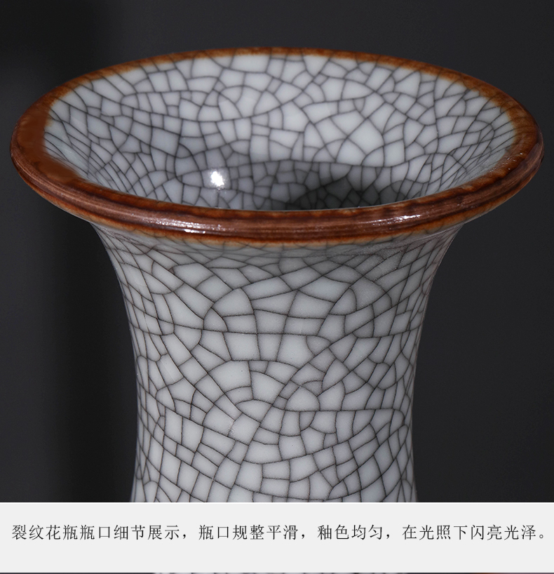 Jingdezhen ceramics, vases, flower arranging furnishing articles archaize sitting room of Chinese style restoring ancient ways wine rich ancient frame home decoration