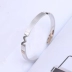 Vòng tay nhỏ tươi nữ có thể chữ hoa hồng vàng đeo tay khí chất bạn gái đơn giản sinh viên Nhật Bản và Hàn Quốc mở tùy chỉnh vòng đeo tay vòng phong thủy Vòng đeo tay Cuff