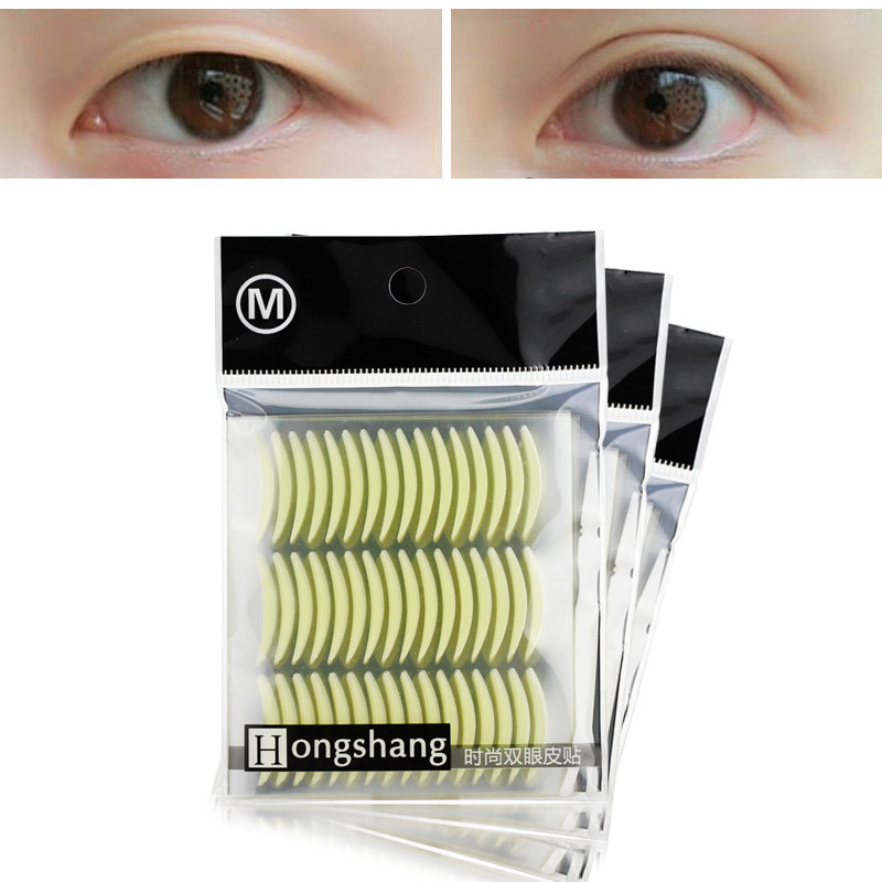 1056 sticks of breathable meat color Inreflective single-sided fiber strips Invisible double eyelet with beautiful eyes wide and fine sticking and sending fork