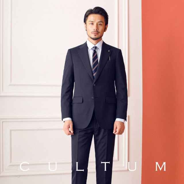 ຊຸດ CULTUM 100-count worsted wool Italian-style Neapolitan suit for men, ຊຸດທຸລະກິດບໍ່ມີທາດເຫຼັກ, ຊຸດຢ່າງເປັນທາງການ