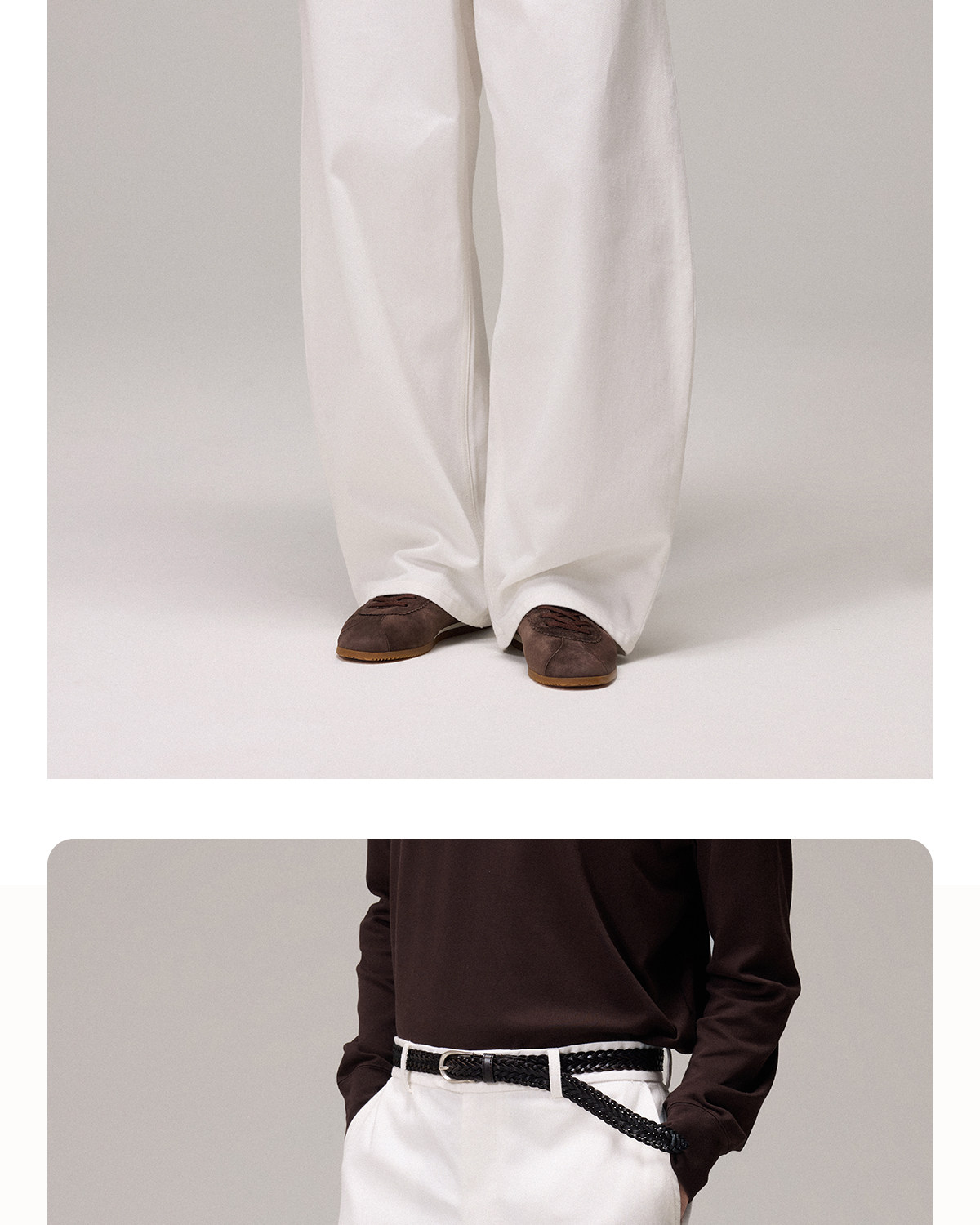CULTUM Denim Wide-Leg Trousers
