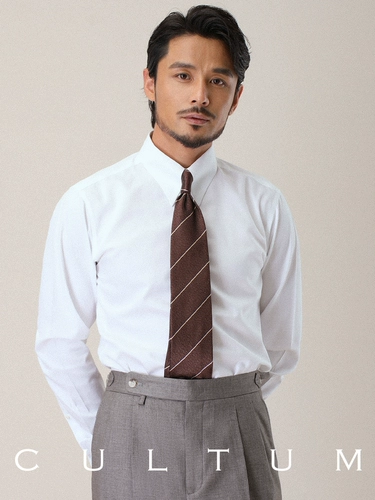 Cultum High Definition 100 Double Strand DP без железа рубашки, французские манжеты для мужчин, большой рубашка с пик-воротничками для мужчин