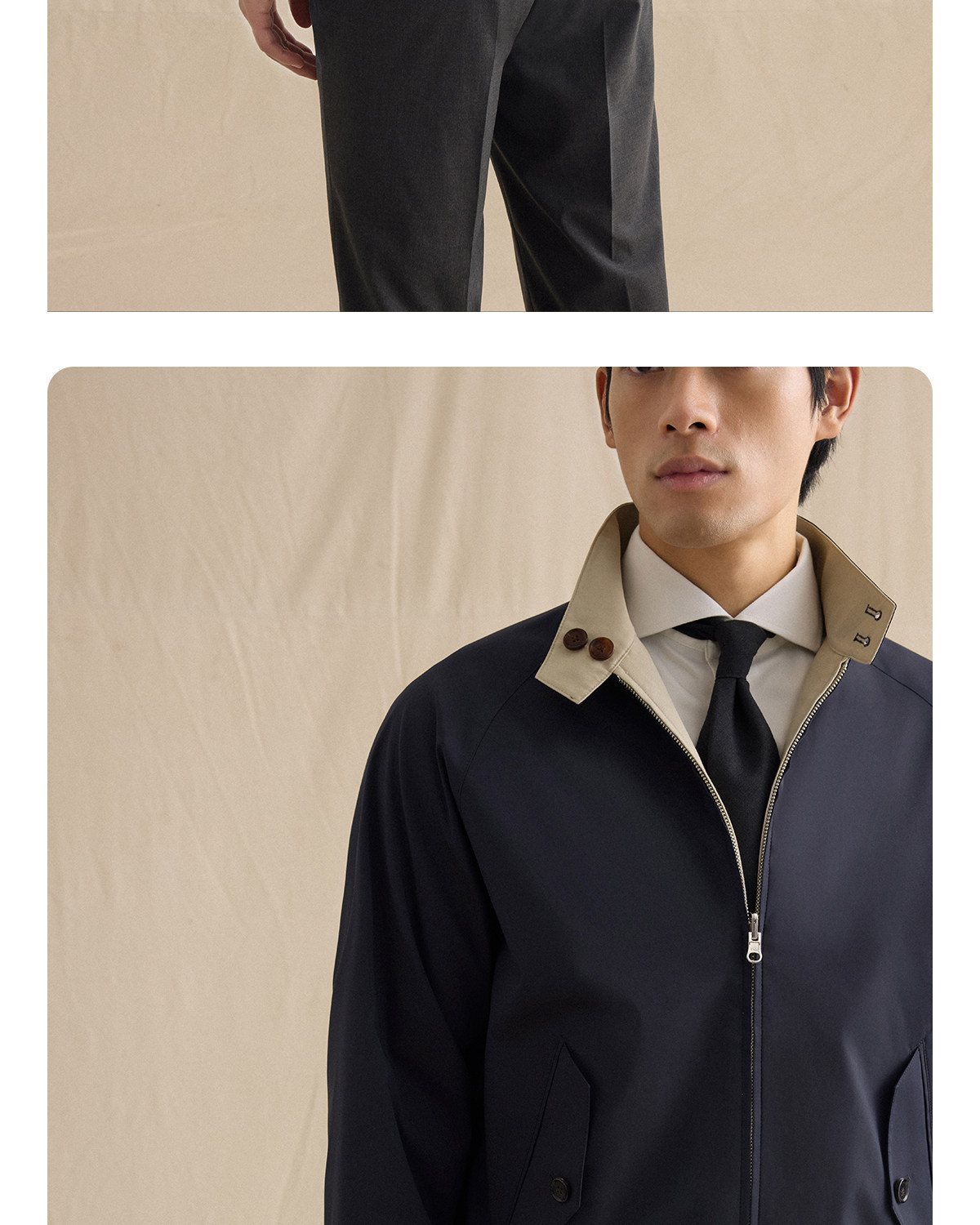 CULTUM Reversible Harrington Jacket