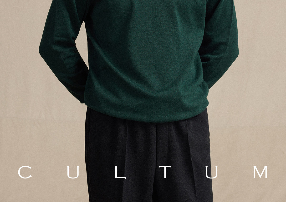 CULTUM High-Neck Wool-Blend Pullover