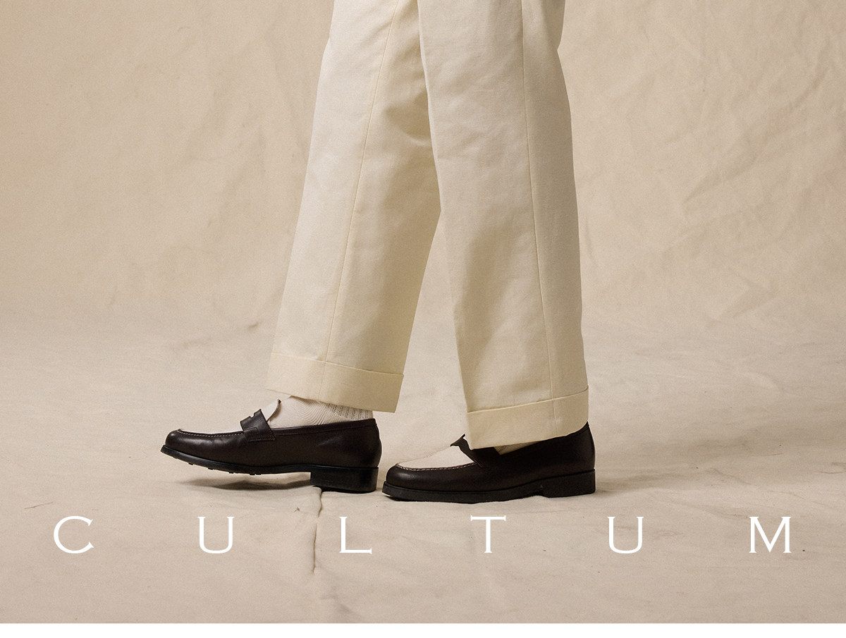 CULTUM Straight-Leg Pleated Trousers