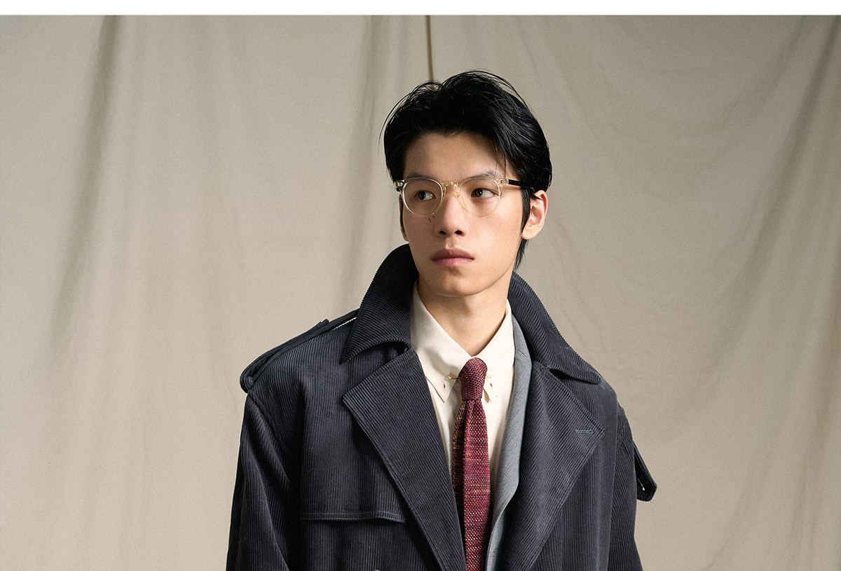 CULTUM Mid-Length Double-Breasted Trench Coat