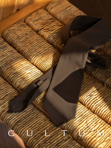 Мужской классический шерстяной галстук ручной работы, модная рубашка, Италия