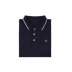 Thêu ong Slim kinh doanh áo polo nam ngắn tay nam ve áo giản dị Áo sơ mi nam thủy triều áo thun hạt cotton áo thun nam polo Áo phông ngắn