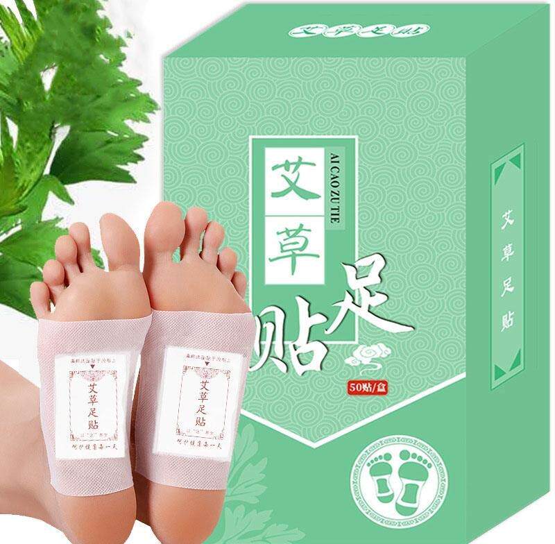 Foot Sticker sleep footed Guo Ayegrass Ayegrass Ayegrass bamboo Vinegar Foot to the plantar Home Moxibustion Paste