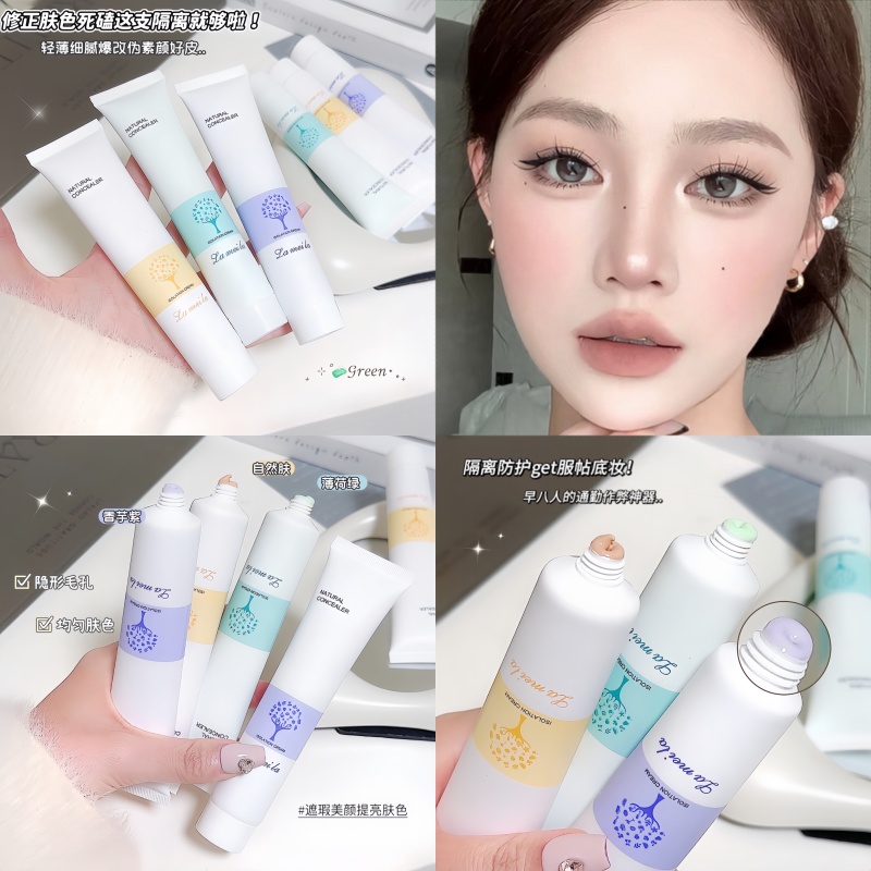 Repairing and Translucent Isolation Cream, No-Makeup Cream, Concealer, Invisible Pores, Makeup Primer, Foundation Liquid, Non-Stuck Powder for Students Repairing and Translucent Isolation Cream, No-Makeup Cream, Concealer, Invisible Pores, Makeup Primer, Foundation Liquid, Non-Stuck Powder for Students