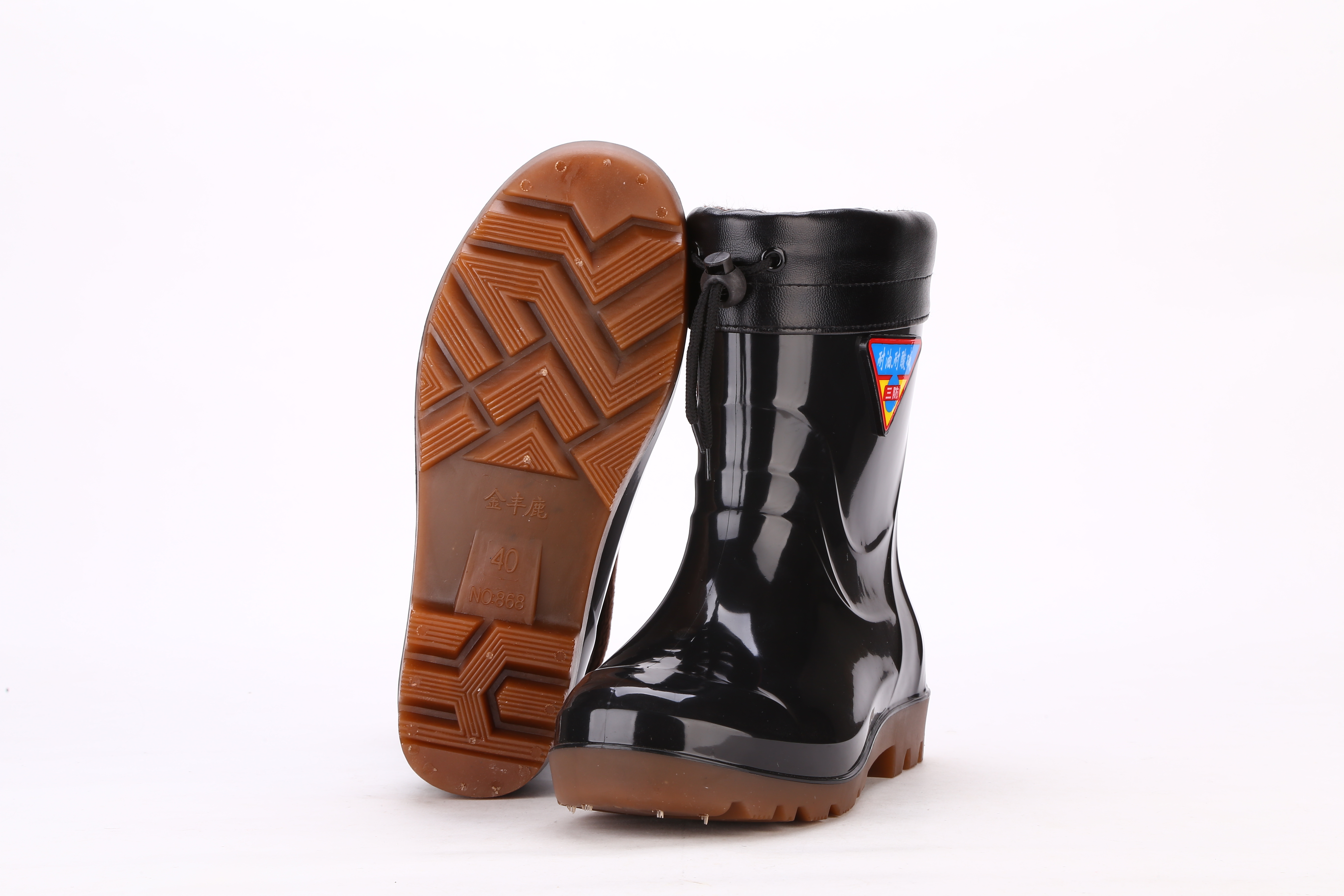 Chaussures - bottes caoutchouc homme pour hiver - semelle tendon - Ref 971236 Image 14