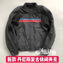 New Dennis Dainese HF3 leather clothes mens motorcycle race track riding suit casual retro anti-fall jacket