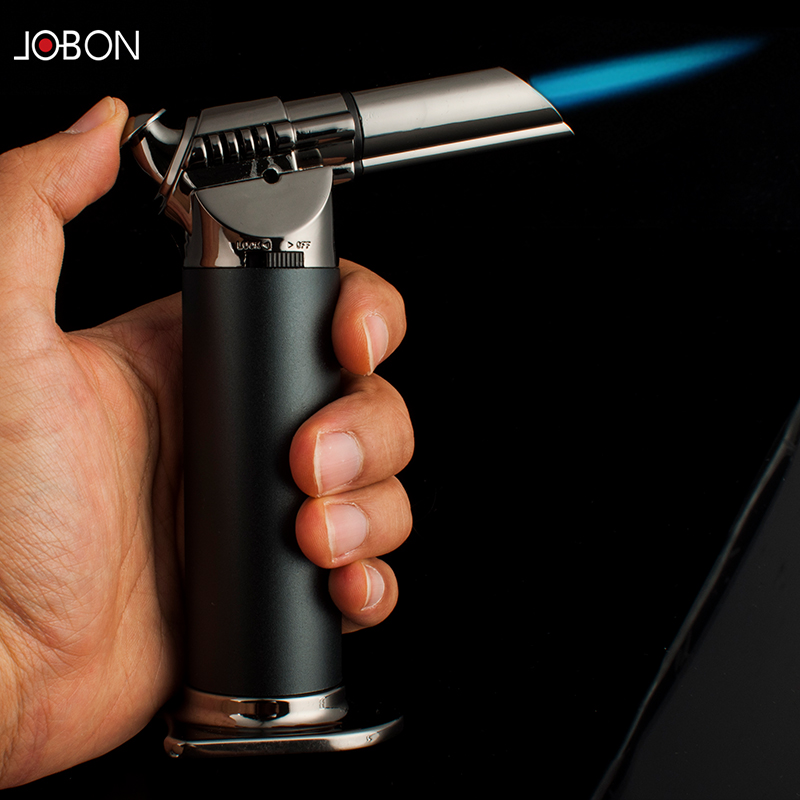 Mid-Bang Inflatable Lighter Straight Punch Windproof Spray Gun High Temperature Metal Spray Fire Gun Outdoor Barbecue Welding Moxibustion Cooking