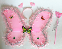 Childrens Butterfly Wings Props Little Girls Angel Butterfly Wings Props Fairy Princess Magic Wand Flower Fairy