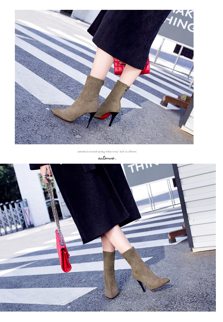 Bottes mi-saison femme      en Caoutchouc - Ref 3249996 Image 16