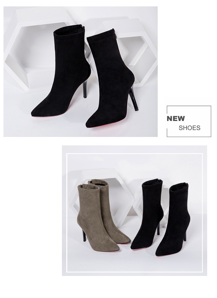 Bottes mi-saison femme      en Caoutchouc - Ref 3249996 Image 25