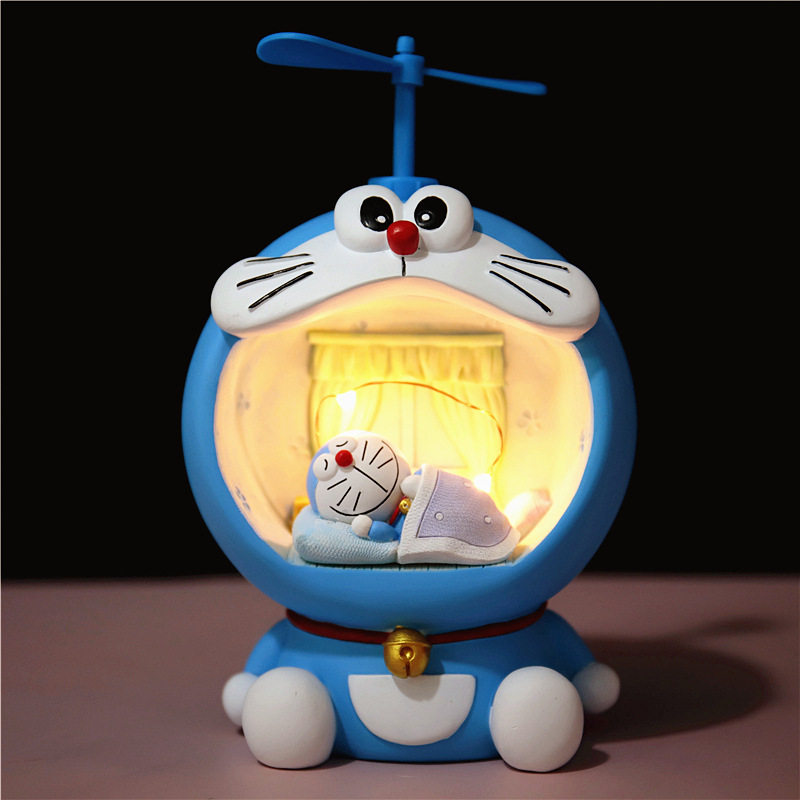 Girl Heart Doraemon Star Light Creative Cartoon Jingle Cat Night Light Cute Net Red Room Bedroom Decoration