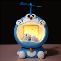 Young girls heart Doraemon A dream star lamp Creative cartoon Tinder for cat Little night light cute tennis red room Bedroom decoration