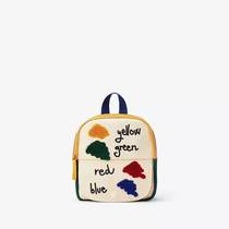 Z Home Splicing Flip Bag Boys Girl Fun Little Backpack Hit with Bag Cute Graffiti Clouds double shoulder bag