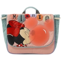Z familys new Minnie double shoulder bag children cartoon slips for light school bag girls Summer casual little backpacks