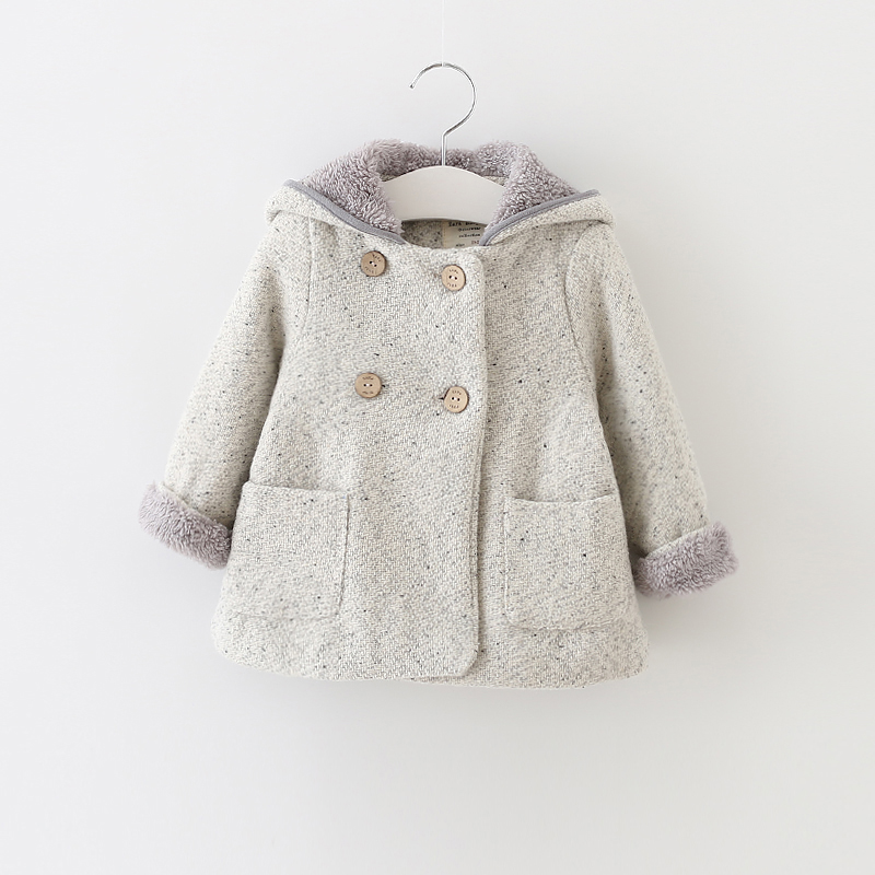 Manteau pour fille en mélange - Ref 2162200 Image 9