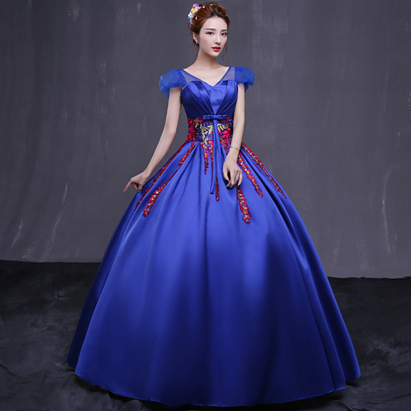Robe du soir manche bouffante - Ref 3210284 Image 4