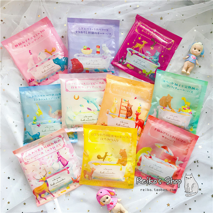 The new version returns to Japan's CHARLEY colorful fruit fermented liquid bartender bath agent fresh bath salt 40g