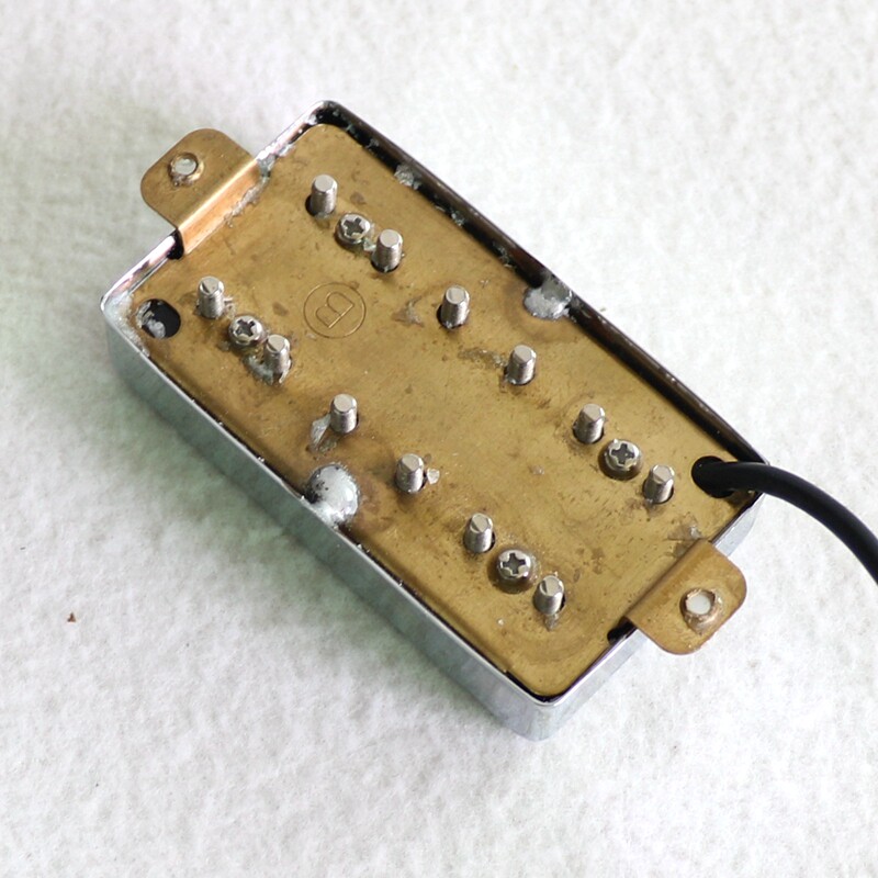 Звукосниматель 包邮东礼电吉他双线圈拾音器12个可调音点lp铝镍钴5号2号磁钢一套 Donlis