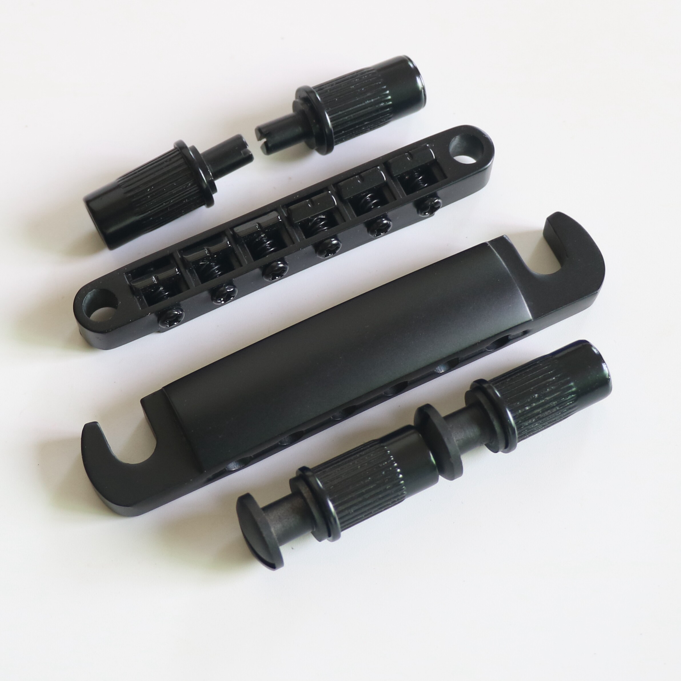 Dongli Electric guitar LP violin bridge TOM style Chord Code Pull String Plate Big SG Two-piece Black Set Screw