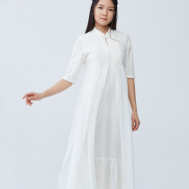 Ciyuan original Chinese style super fairy Shi dress Zen womens summer long section dignified atmosphere 30985