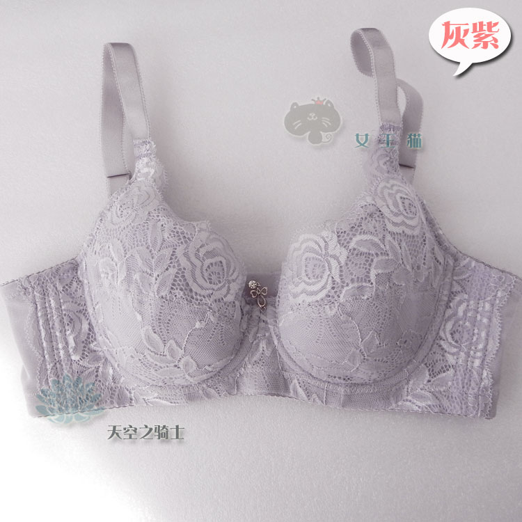 Hương vị của mùa hè Thêu tinh tế mà không cần điều chỉnh loại xốp nhận áo ngực mỏng 75B80B85B90B áo bra bản to