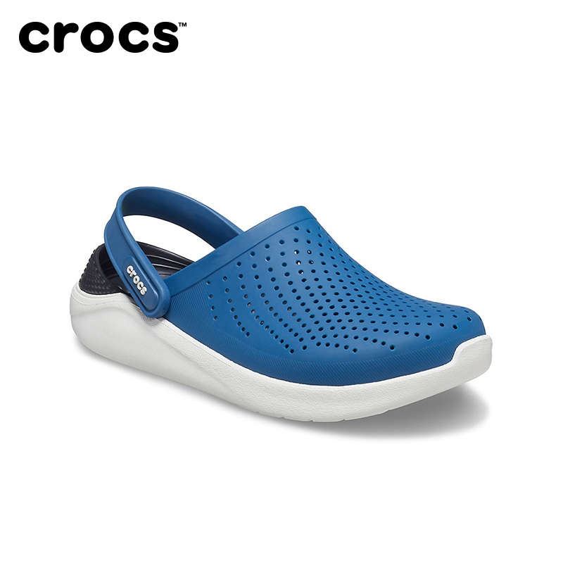 Deep Lake Blue / Beibai-4sbCrocs male Crocs LiteRide leisure time Beach shoes Crocs  female sandals  | 204592