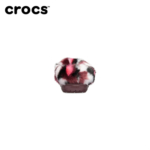 Crocs Обувь детская туфли для женских мешков и плоских хлопковых тащи теплые шерстяные туфли | 205841