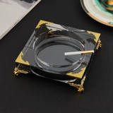 Креативная трендовая стеклянная большая пепельница для офиса, европейский стиль, делается под заказ