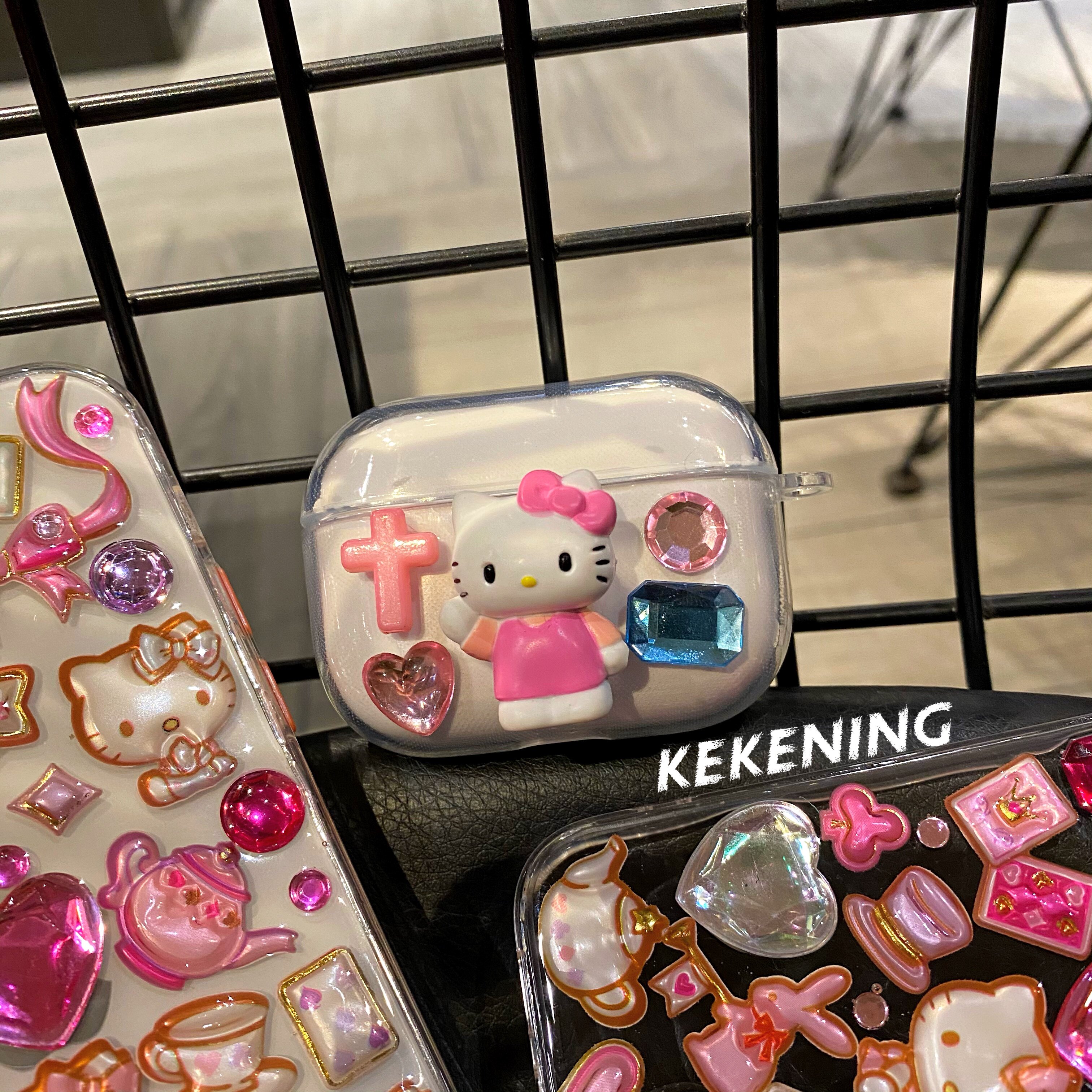 Turn off the moon STORE earth cool girl heart headphone shell airpods protective cover cute soft girl wind transparent soft shell