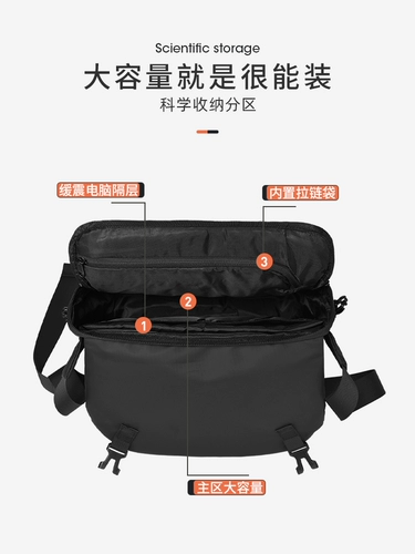 Сумка через плечо, модная мужская небольшая сумка, портативная сумка на одно плечо для выхода на улицу, городской стиль