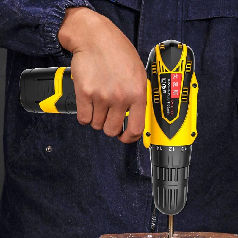 Multifunctional 21V Brushless charging electric drill lithium battery electric drill impact electric drill high power power tool ice drill