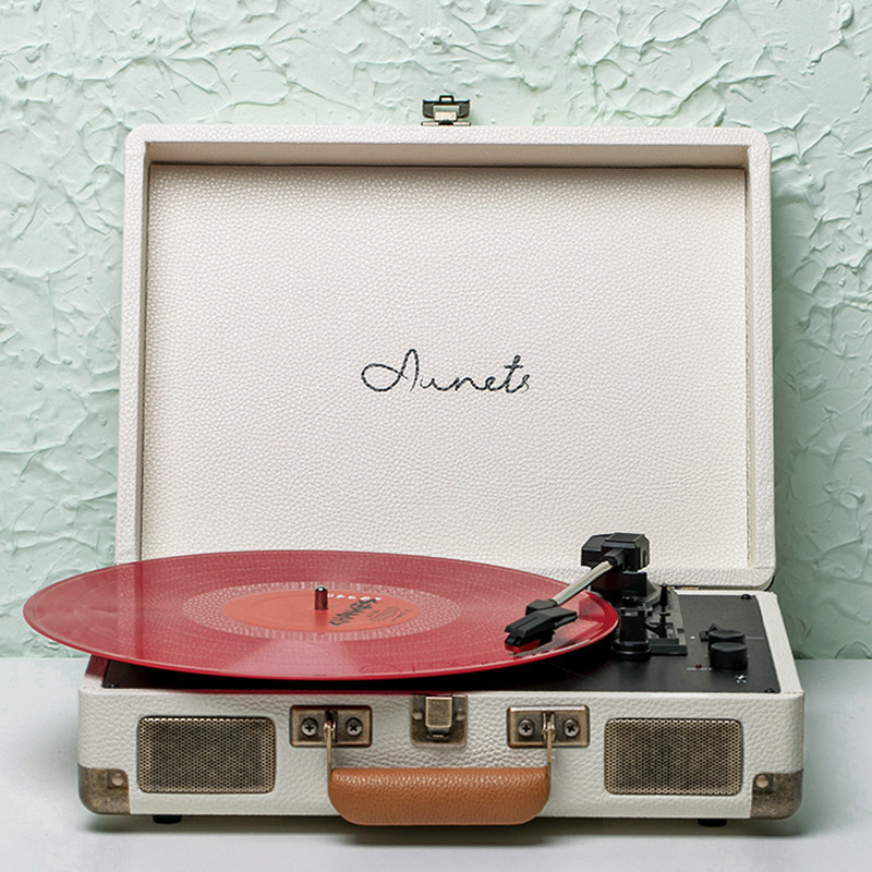 Vinyl BOX AUNETS Vinyl RECORD PLAYER Retro LP Sound Bluetooth Ouyang Nana Valentine's Day GIFT